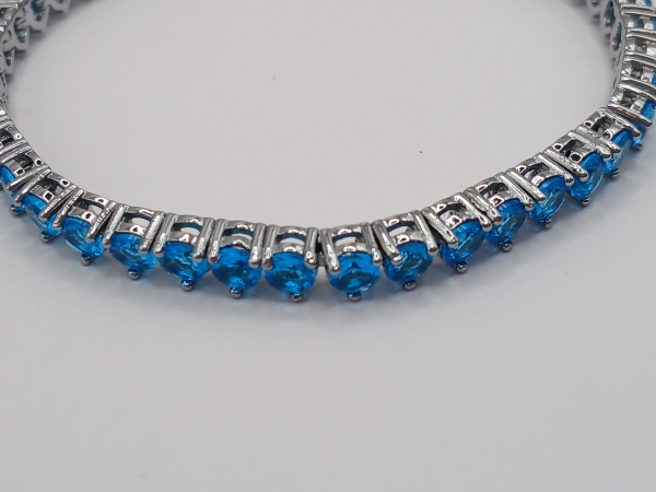 PULSEIRA RIVIERA BANHO EM RÓDIO BRANCO