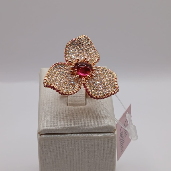 ANEL DE FLOR CRAVEJADO - Image 2
