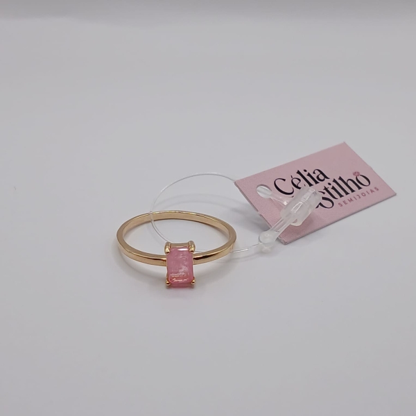 ANEL FINO PEDRA ROSA - Image 2